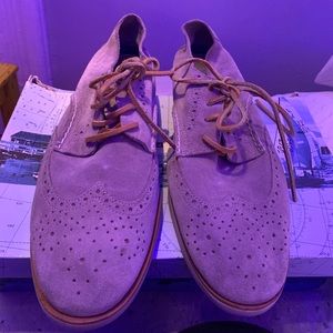 Men’s size 11 suede Gray sperry Oxford shoes